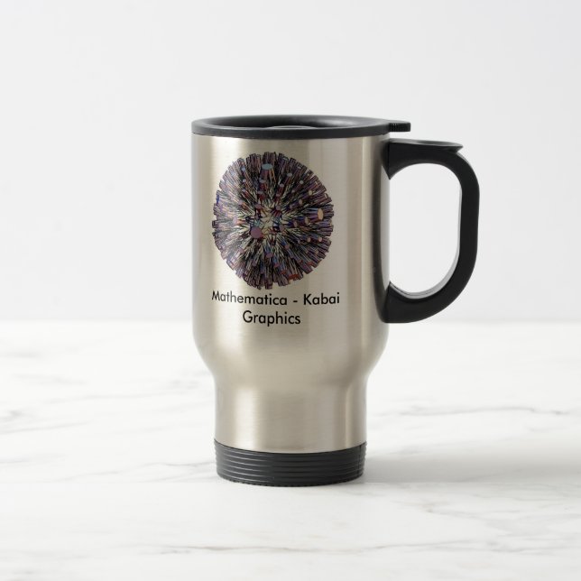 Mug De Voyage Graphiques de Mathematica - de Kabai (Droit)