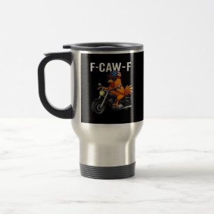 Mug De Voyage Graphisme esthétique classique de poulet F-Caw-F