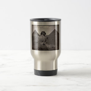 Mug De Voyage Great Sphinx & Gizeh Pyramides Necropolis Egypte