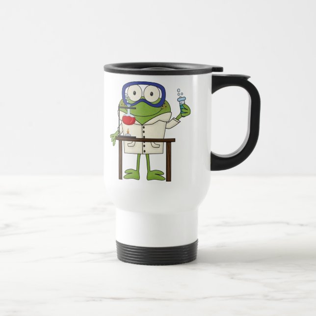Mug De Voyage Grenouille dans le laboratoire de la Science (Droite)