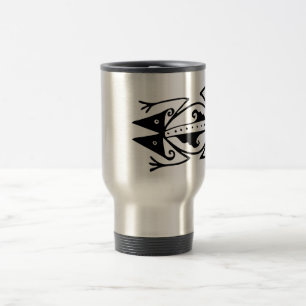 Mug De Voyage Grenouille tribale art animal tribal