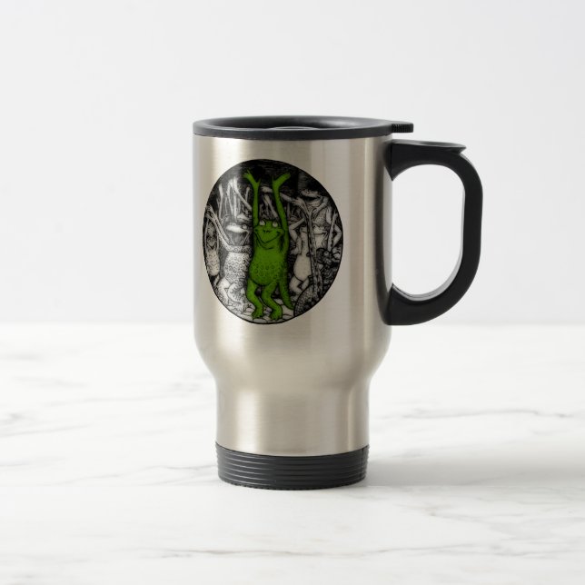 Mug De Voyage Grenouilles encourageantes (Droit)