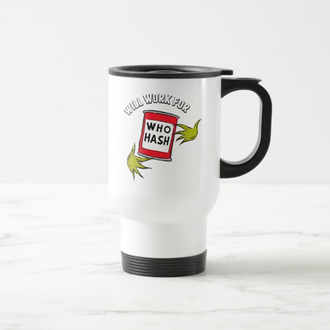 Mug De Voyage Grinch classique | Fonctionnera pour le devis de h (Droite)