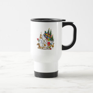Mug De Voyage Grinch Classique   Grinch & Max avec traîneau