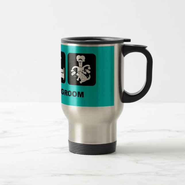 Mug De Voyage Groomer de chien (Droit)