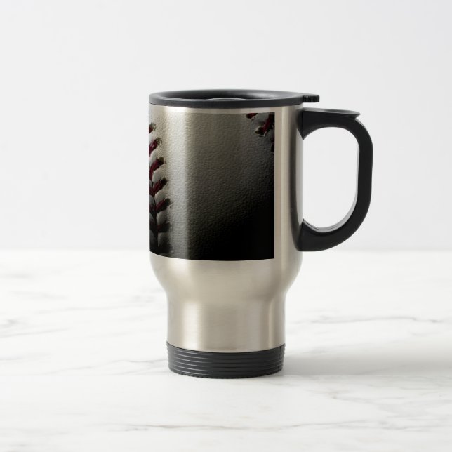 Mug De Voyage Gros plan de base-ball (Droit)