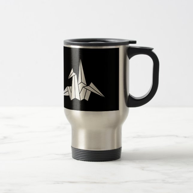 Mug De Voyage Grue en papier (Droit)