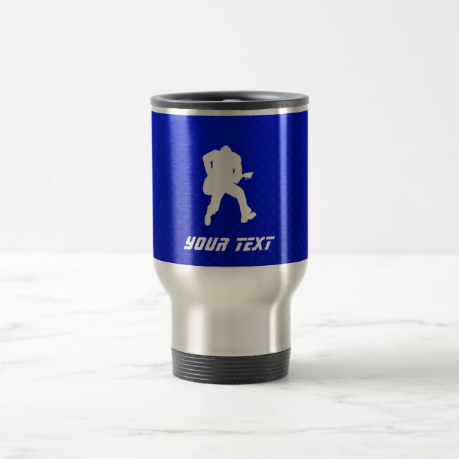 Mug De Voyage Guitariste bleu (Centre)