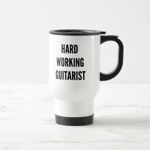 Mug De Voyage Guitariste travailleur