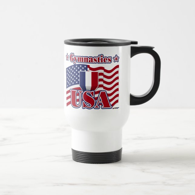 Mug De Voyage Gymnastique USA (Droite)