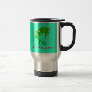 Mug De Voyage Habillement hawaïen de Noël de Mele Kalikimaka