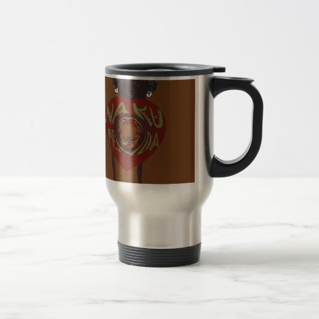 Mug De Voyage Hakuna Matata Je vous aime Nakupenda Kenya Swahili (Droit)