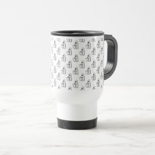 Mug De Voyage Halloween, Fantôme Blanc Mignon, Des Friandises ou