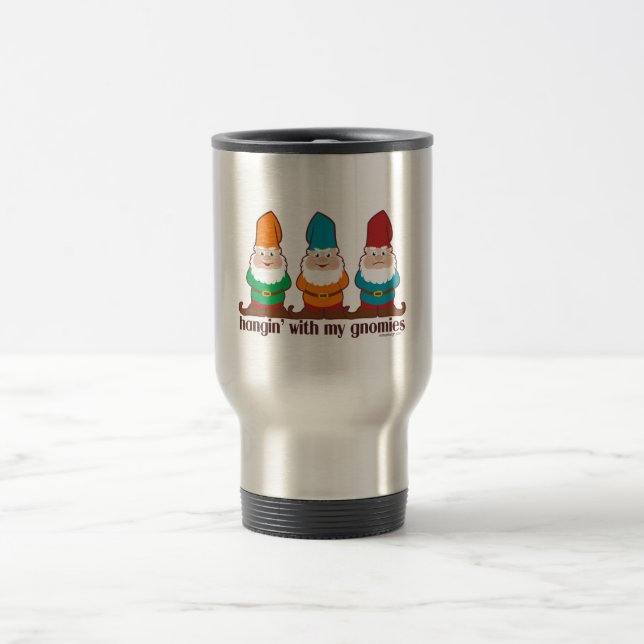 Mug De Voyage Hangin avec mon Gnomies (Centre)