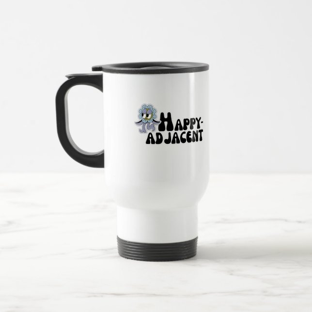 Mug De Voyage Happy-Adjacent Sticker (Gauche)