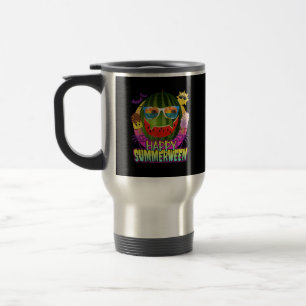 Mug De Voyage Happy Summerween Watermelon Jack-o'-lantern été