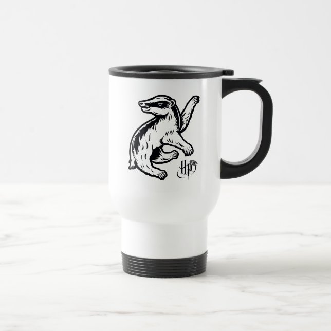 Mug De Voyage Harry Potter| Icône Badger de Hufflepuff (Droite)