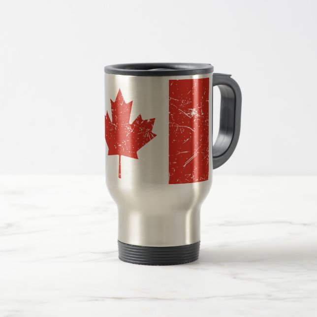 Mug De Voyage Hein Canadien ! Musique de voyage (Devant droit)