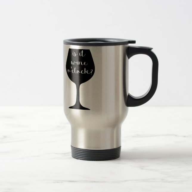 Mug De Voyage Heure de vin (Droit)