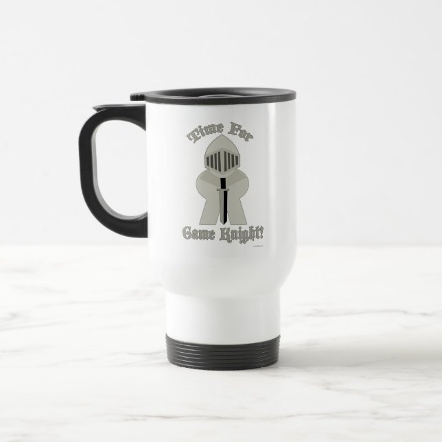 Mug De Voyage Heure Du Jeu Knight Toon Fun Epic Meeple (Gauche)