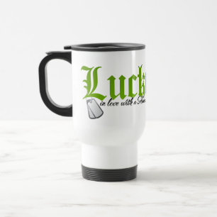 Mug De Voyage Heureux amoureux d'un soldat