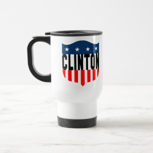 Mug De Voyage hillary clinton étoiles et rayures