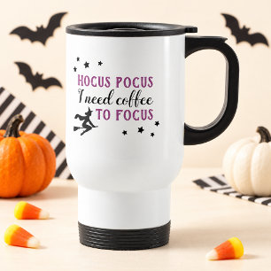 Mug De Voyage Hocus Pocus Café Pour Se Concentrer Violet Hallowe