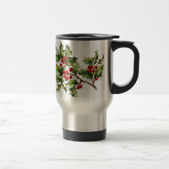 Mug De Voyage HollyBerries 002 (Droit)