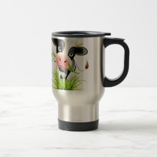 Mug De Voyage Holstein cow en gris