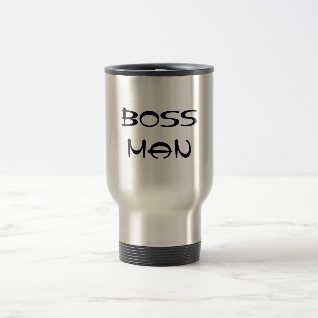 Mug De Voyage Homme de patron (Centre)