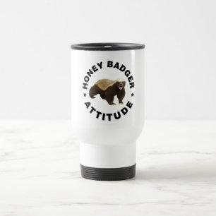 Mug De Voyage Honey badger a Attitude