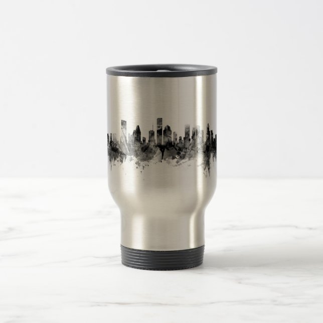 Mug De Voyage Horizon de Houston le Texas (Centre)