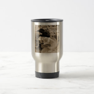 Mug De Voyage Hors-la-loi d'écureuil dans le vieil ouest
