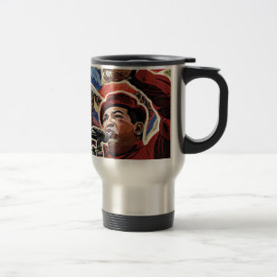 Mug De Voyage Hugo Chavez - Style de la révolution des dessins 