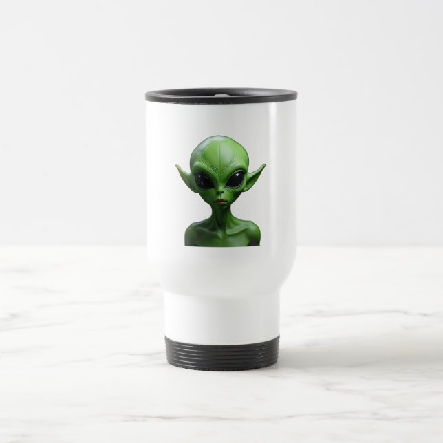 Mug De Voyage humanoïde vert (Centre)