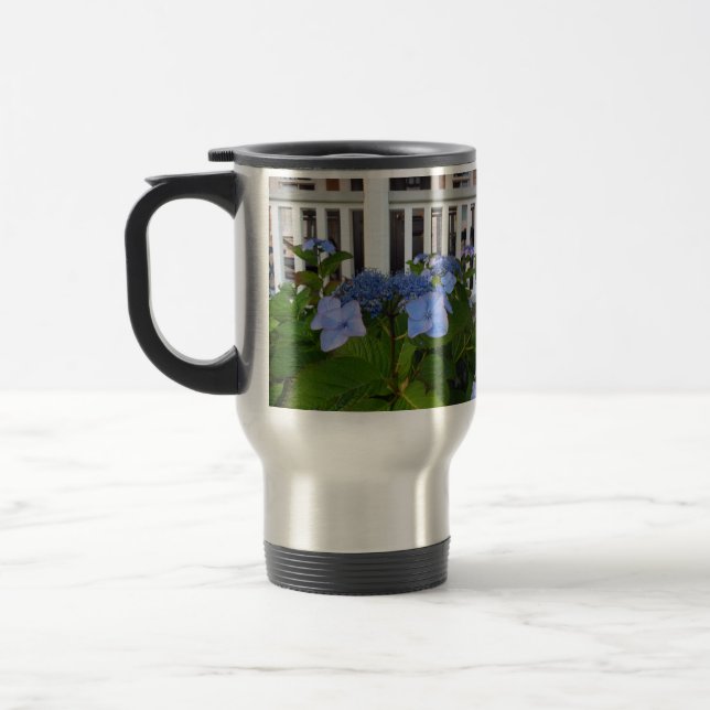 Mug De Voyage Hydrangea et Porch victorienne - Martha's Vineyard (Gauche)