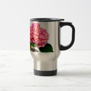 Mug De Voyage Hydrangée rose fleur rose rose rose floral