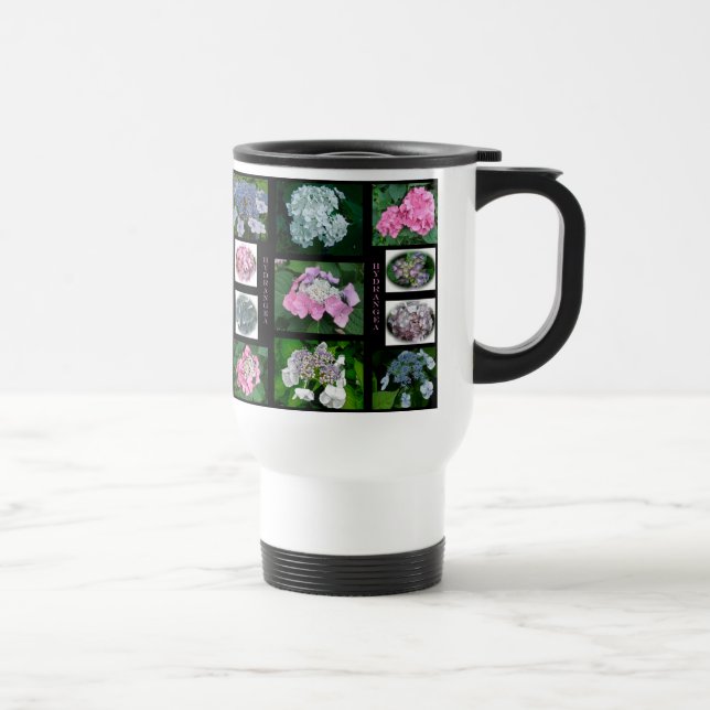 Mug De Voyage Hydrangées sur la Parade (Droite)