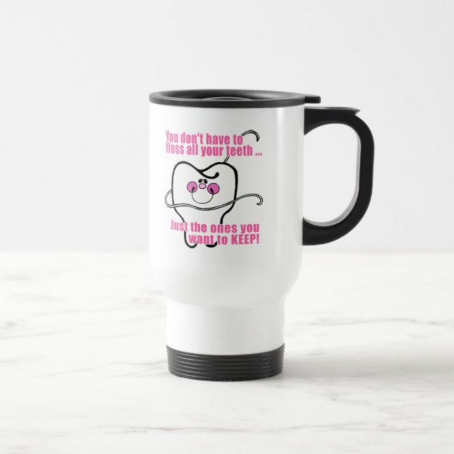 Mug De Voyage Hygiéniste dentaire drôle (Droite)