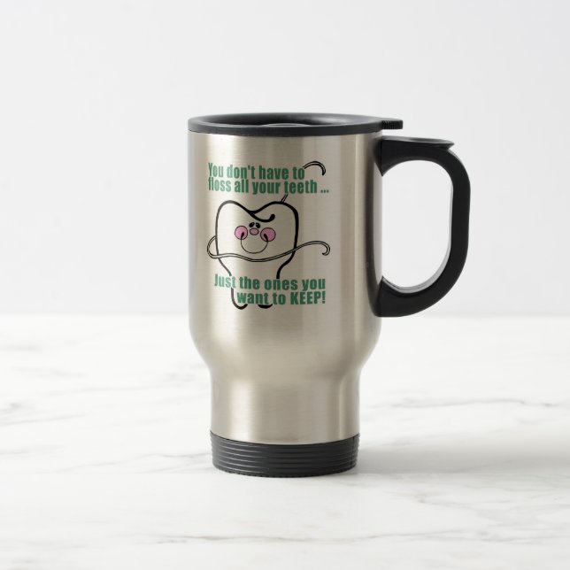 Mug De Voyage Hygiéniste dentaire drôle (Droit)