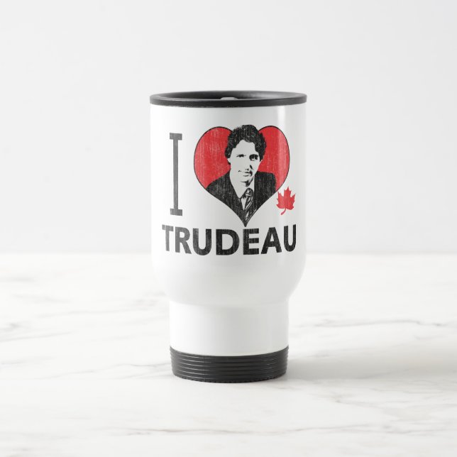 Mug De Voyage I coeur Trudeau (Centre)