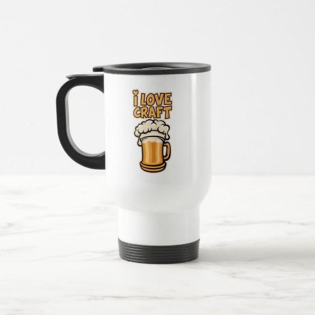 Mug De Voyage I Love Craft Beer (Gauche)