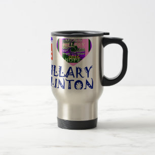 Mug De Voyage I Love Hillary Clinton pour le président américain