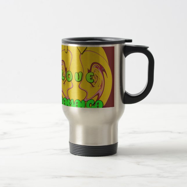 Mug De Voyage I love Jamaica (Droit)