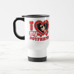 Mug De Voyage I Love My Boyfriend Personnalisé