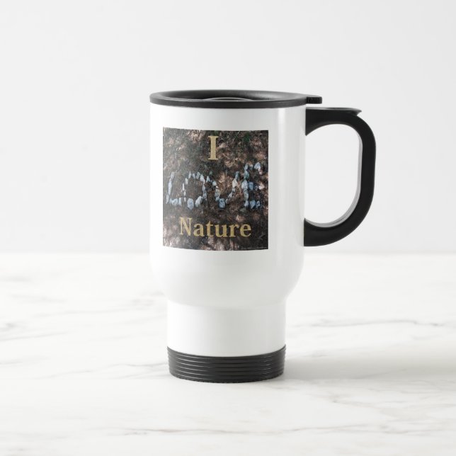 Mug De Voyage I Love Nature Vêtements et cadeaux (Droite)