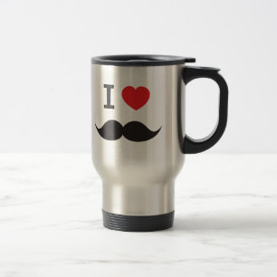 Mug De Voyage I moustache de coeur