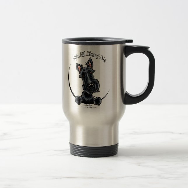 Mug De Voyage IAAM d'Écosse noire (Droit)
