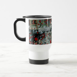 Mug De Voyage ICREd – Bouteille d'eau en collage abstrait