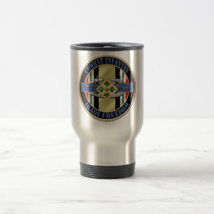 Mug De Voyage Identification de l'infanterie OIF 4ème de combat